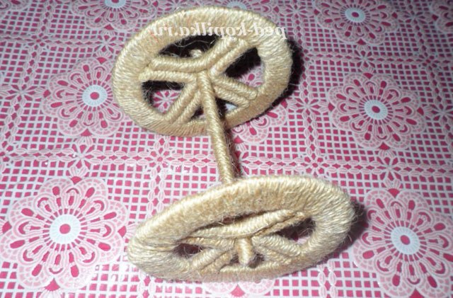 Велосипед кашпо з шпагату. Майстер-клас