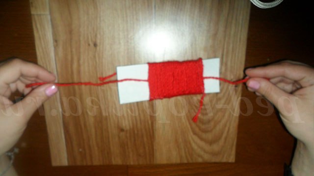 троянди з ниток своїми руками