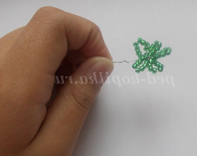 Дерево з бісеру. Майстер-клас. Фото 11