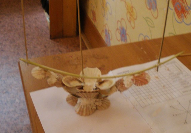 Вітрильник з черепашок. Майстер-клас