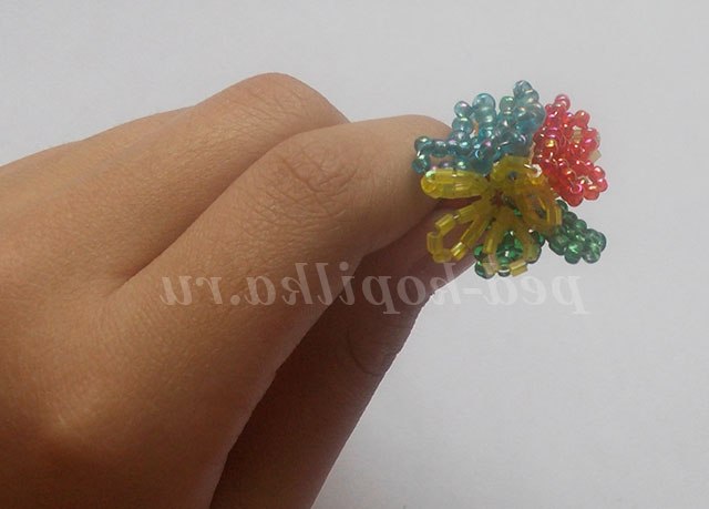 Дерево з бісеру. Майстер-клас. Фото 12