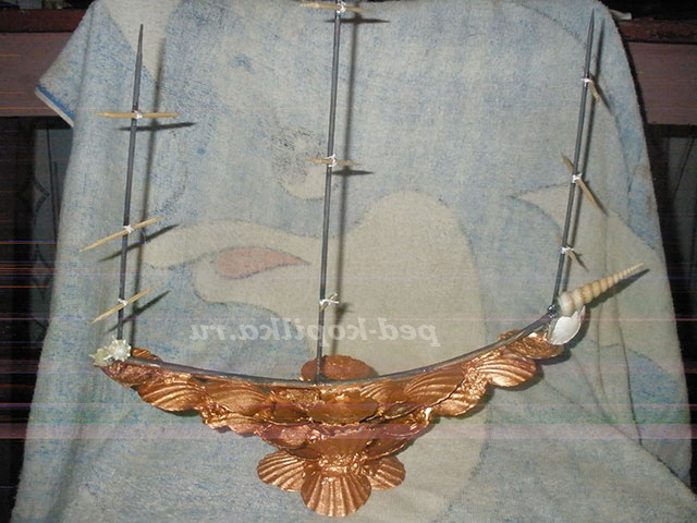 Вітрильник з черепашок. Майстер-клас