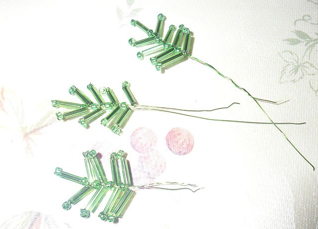 Мімоза з бісеру. Майстер-клас