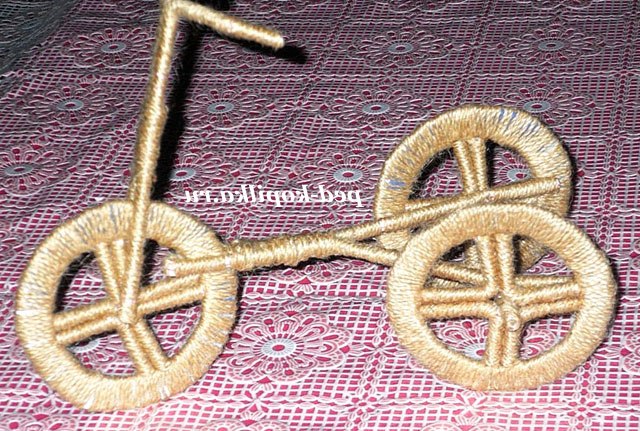 Велосипед кашпо з шпагату. Майстер-клас