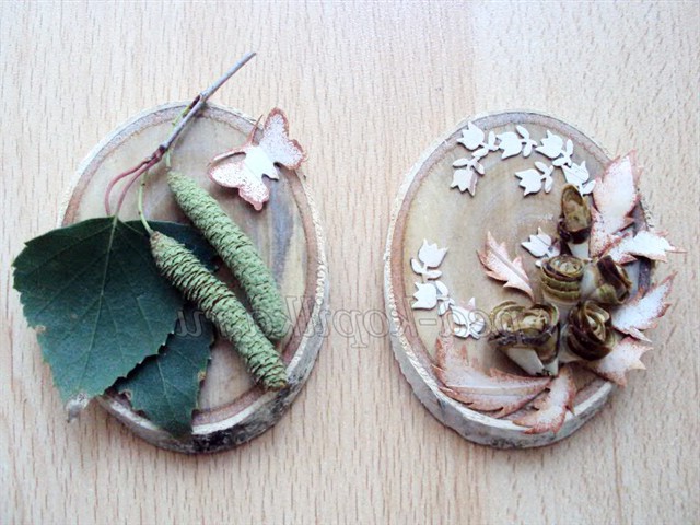 Сувенір-магніт із берести. Майстер-клас