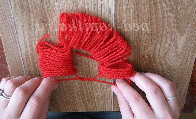 троянди з ниток своїми руками