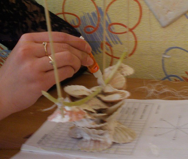 Вітрильник з черепашок. Майстер-клас