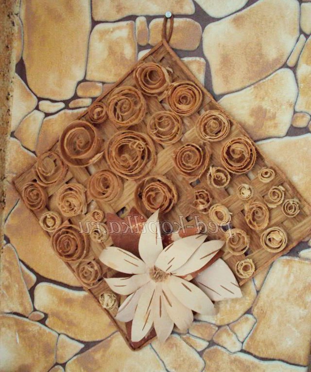 Панно з берести своїми руками