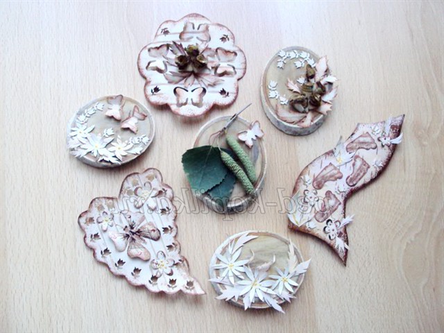 Сувенір-магніт із берести. Майстер-клас