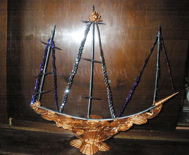 Вітрильник з черепашок. Майстер-клас