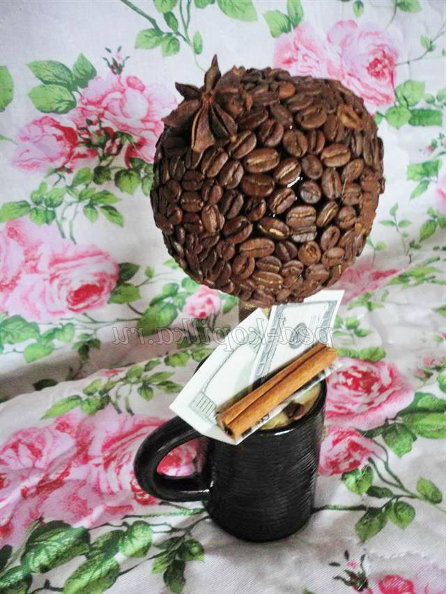 Кавовий топіарі. Майстер-клас Кавовий топіарі. Майстер-клас