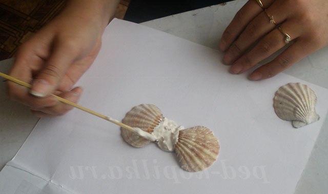 Вітрильник з черепашок. Майстер-клас