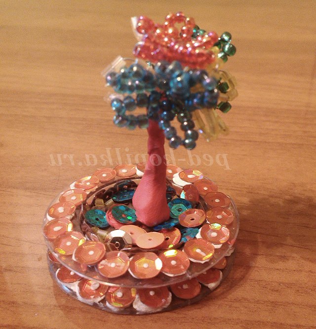 Дерево з бісеру. Майстер-клас