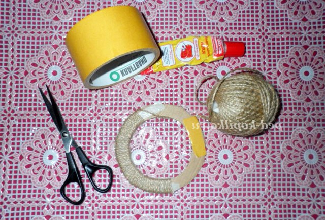 Велосипед кашпо з шпагату. Майстер-клас