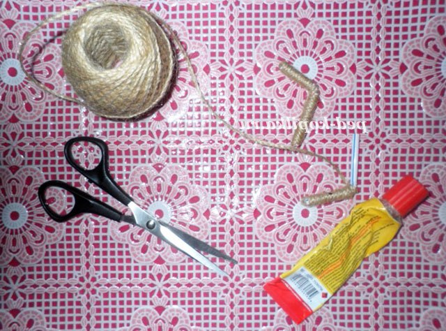 Велосипед кашпо з шпагату. Майстер-клас