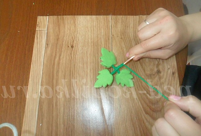 троянди з ниток своїми руками, фото 7