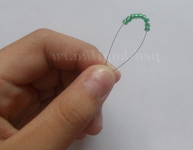 Дерево з бісеру. Майстер-клас Фото 7