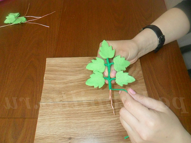 троянди з ниток своїми руками, фото 8