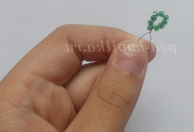 Дерево з бісеру. Майстер-клас. Фото 8