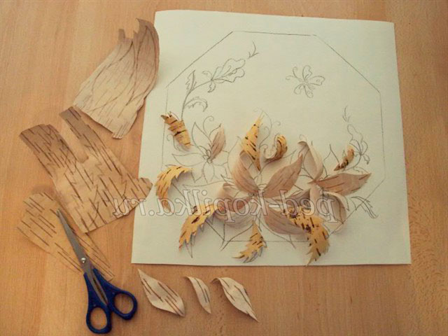 Панно з берести своїми руками