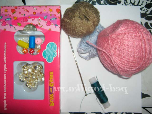 Гриб боровик. В'язання гачком