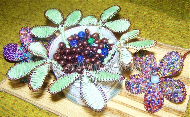 Квіткова композиція в техніці ганутель. Майстер-клас