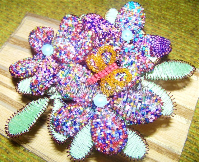 Квіткова композиція в техніці ганутель. Майстер-клас