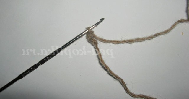 Гриб боровик. В'язання гачком