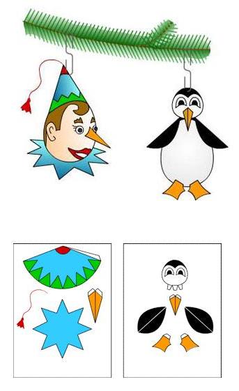 новорічні іграшки для ялинки своїми руками