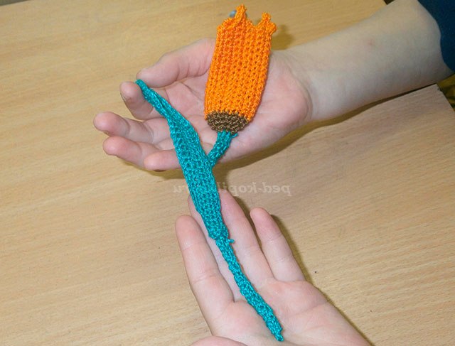 Тюльпани гачком. Майстер-клас