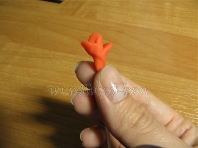 Троянди з маси для ліплення своїми руками