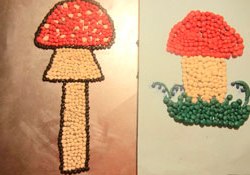 Пластилинография. Грибок