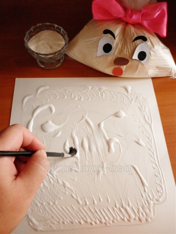 Малювання манною крупою. Майстер-клас