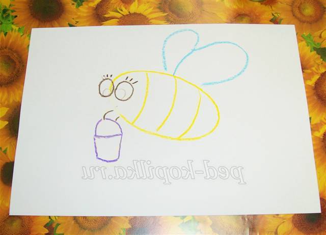 Малювання бджілки. Майстер-клас Малювання бджілки. Майстер-клас