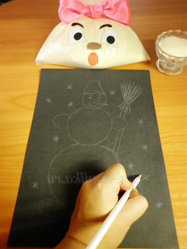 Малювання манною крупою. Майстер-клас