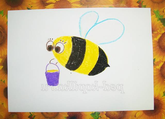 Малювання бджілки. Майстер-клас Малювання бджілки. Майстер-клас