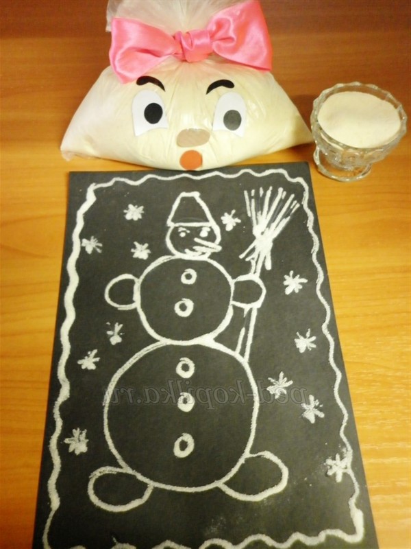 Малювання манною крупою. Майстер-клас