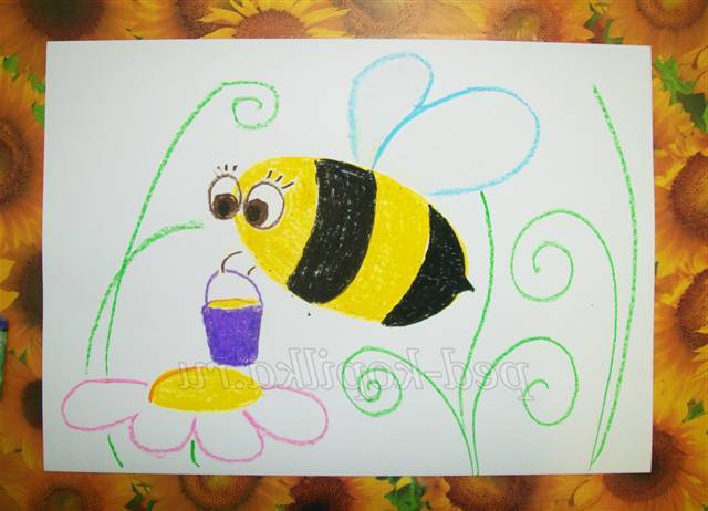 Малювання бджілки. Майстер-клас Малювання бджілки. Майстер-клас