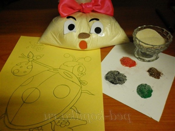 Малювання манною крупою. Майстер-клас