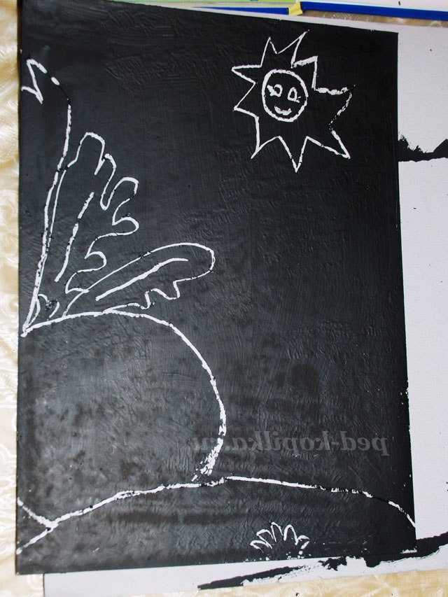 Граттаж. Майстер-клас