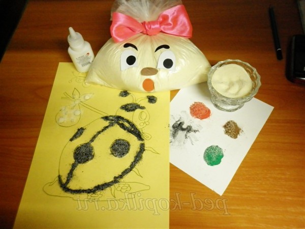 Малювання манною крупою. Майстер-клас