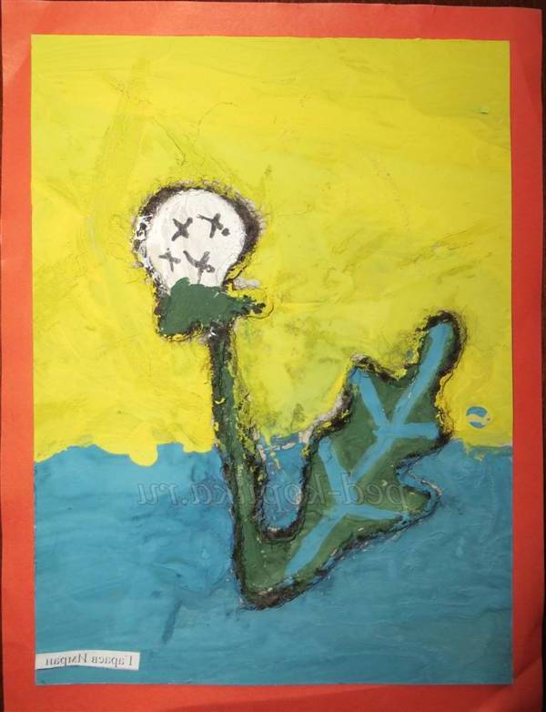 Малювання кульбаб в дитячому садку