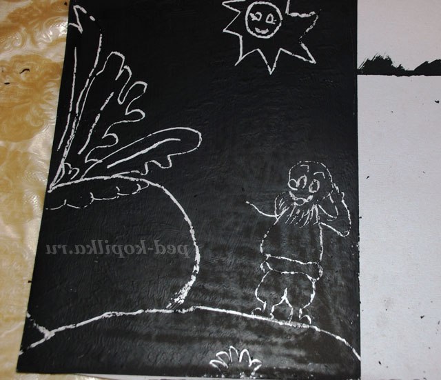 Граттаж. Майстер-клас