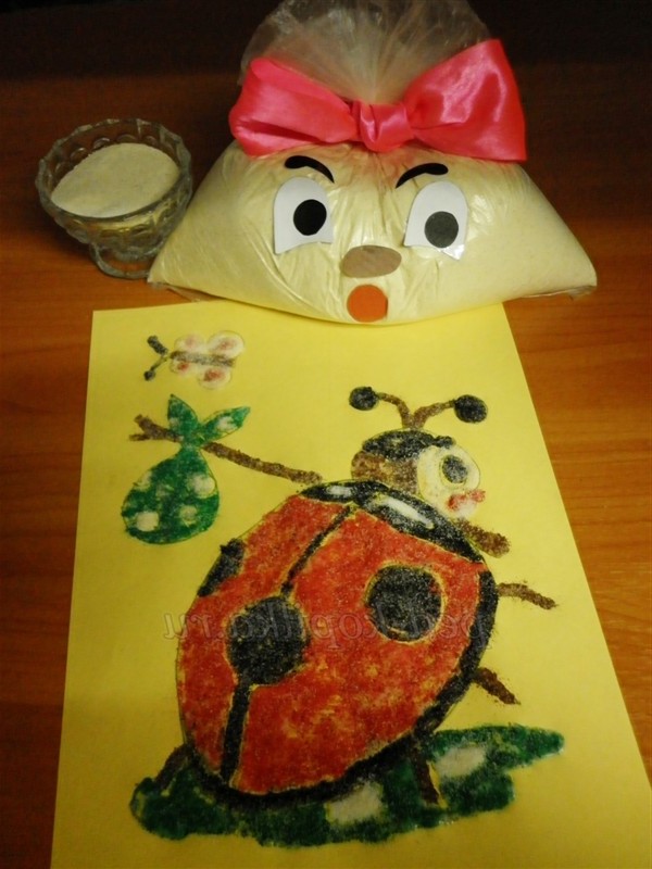 Малювання манною крупою. Майстер-клас