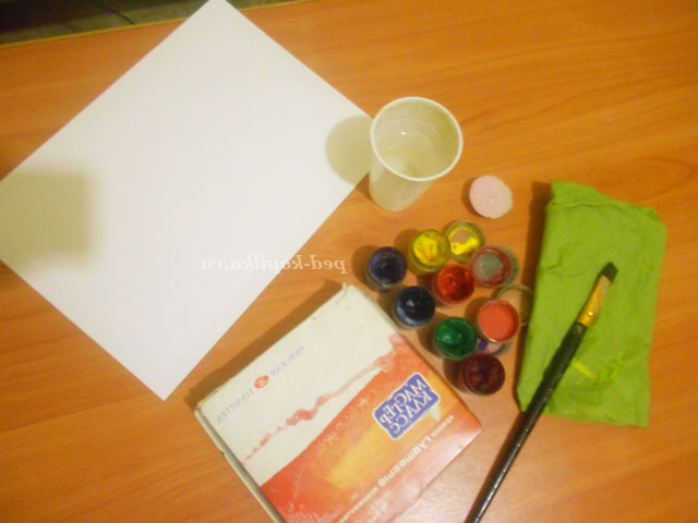 Малювання воском. Зоряне небо