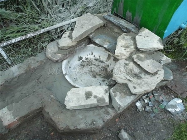 Водоспад своїми руками