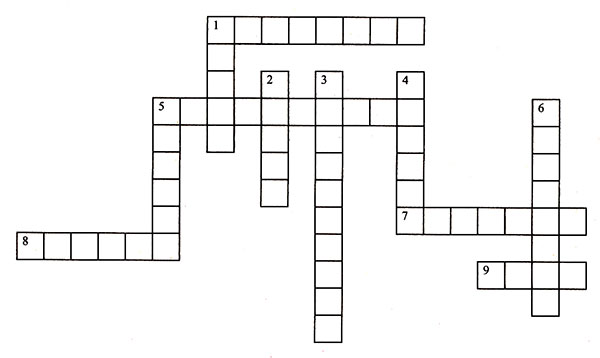 музичної кросворд