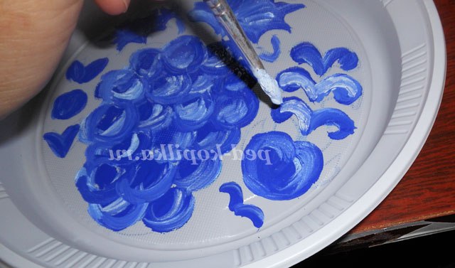 Гжельская розпис. Майстер-клас