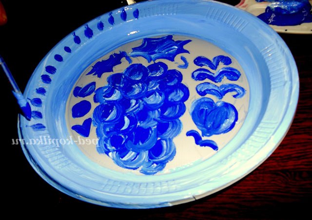 Гжельская розпис. Майстер-клас