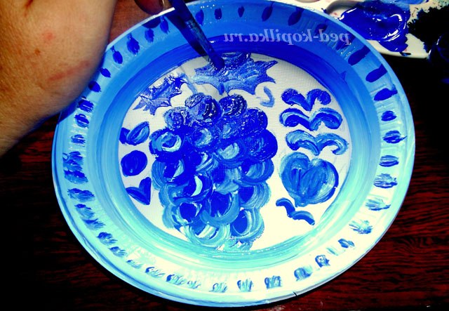 Гжельская розпис. Майстер-клас